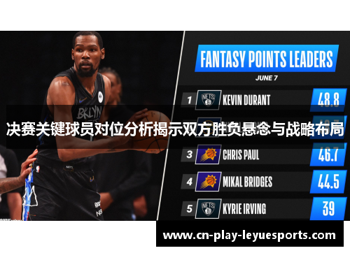 决赛关键球员对位分析揭示双方胜负悬念与战略布局